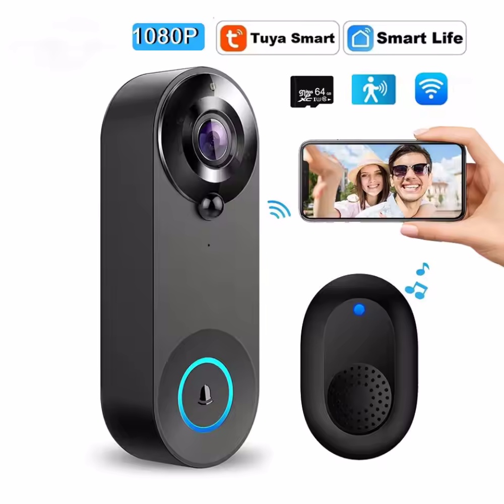 Smart Doorbell Wired - Tuya Bezprzewodowy Dzwonek do Drzwi WiFi