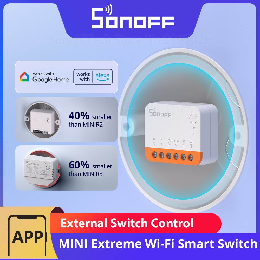 Sonoff Basic Switch - SONOFF MINIR4 Extreme Wi-Fi Inteligentny przełącznik