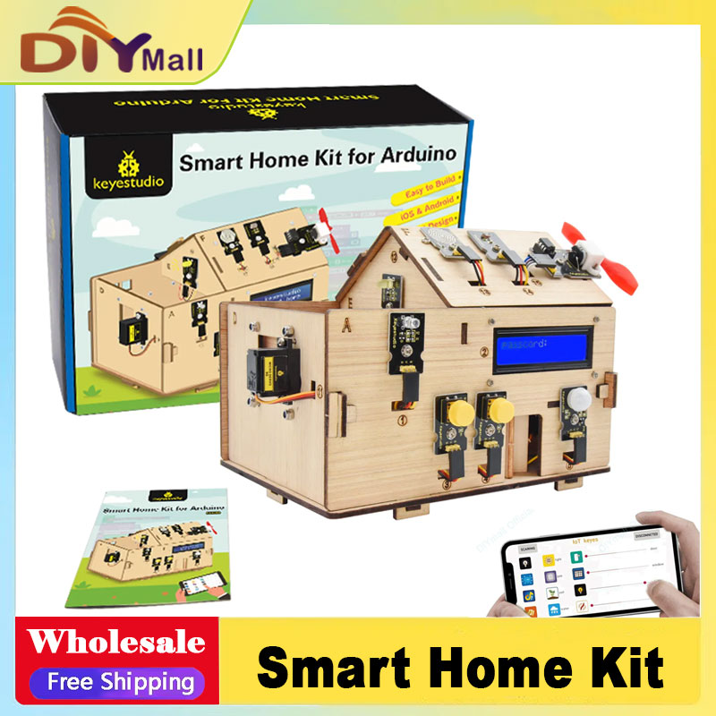 Home Automation With Arduino - Zestaw Keyestudio Smart IoT Home Kit