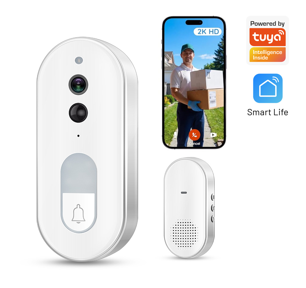 Smart Doorbell Wired - Inteligentny wideodomofon Tuya, bezprzewodowy, kamera zewnętrzna