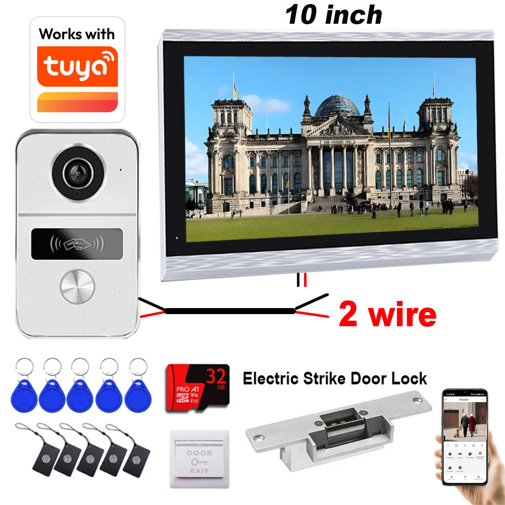Smart Doorbell Wired - Nowy 2-przewodowy system wideodomofonu Tuya WiFi