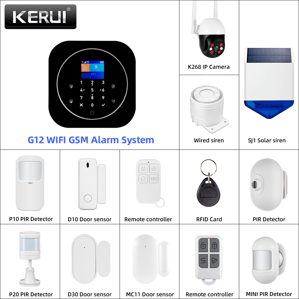 KERUI G12 2G Wifi Bezprzewodow – Home Automation System Diy recenzja i cena