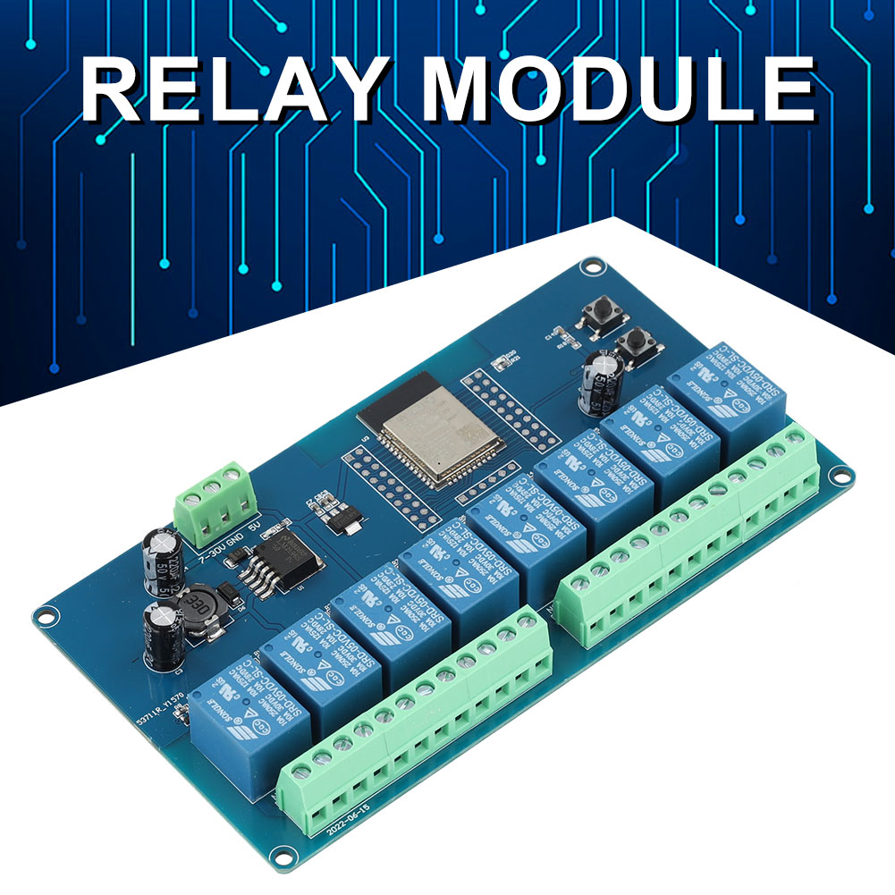 ESP32 1/2/8 kanałowy moduł zas – Relay 8 Channel Board recenzja i cena